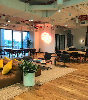 WeWork- 60 Anson Road - interior view 2